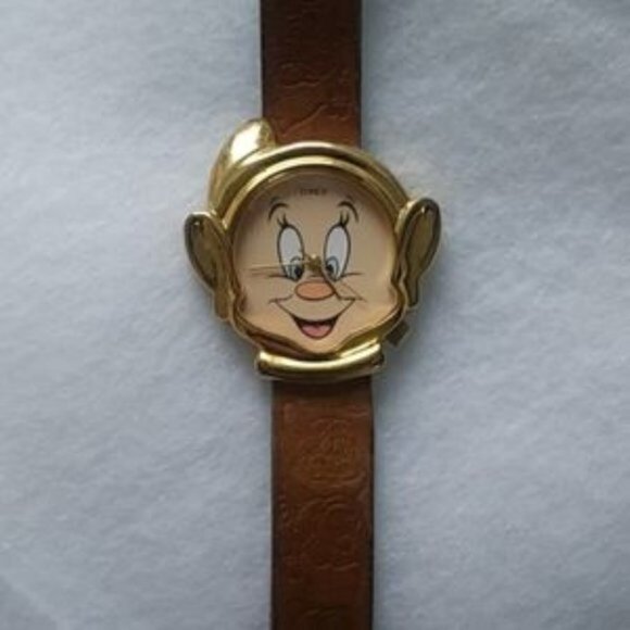 Vintage Timex Disney Dopey seven dwarfs watch w/ /NEW BATTERY - Picture 1 of 6